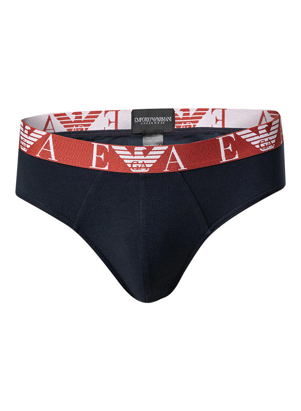 EMPORIO ARMANI, Slipss, Baumwoll-Stretch, navy