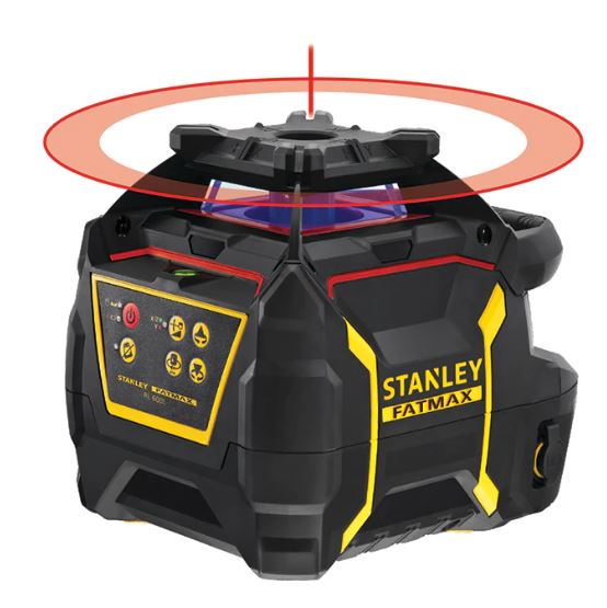 Stanley FMHT77449-1 FATMAX® rotācijas lāzers RL600L litija jonu, sarkans