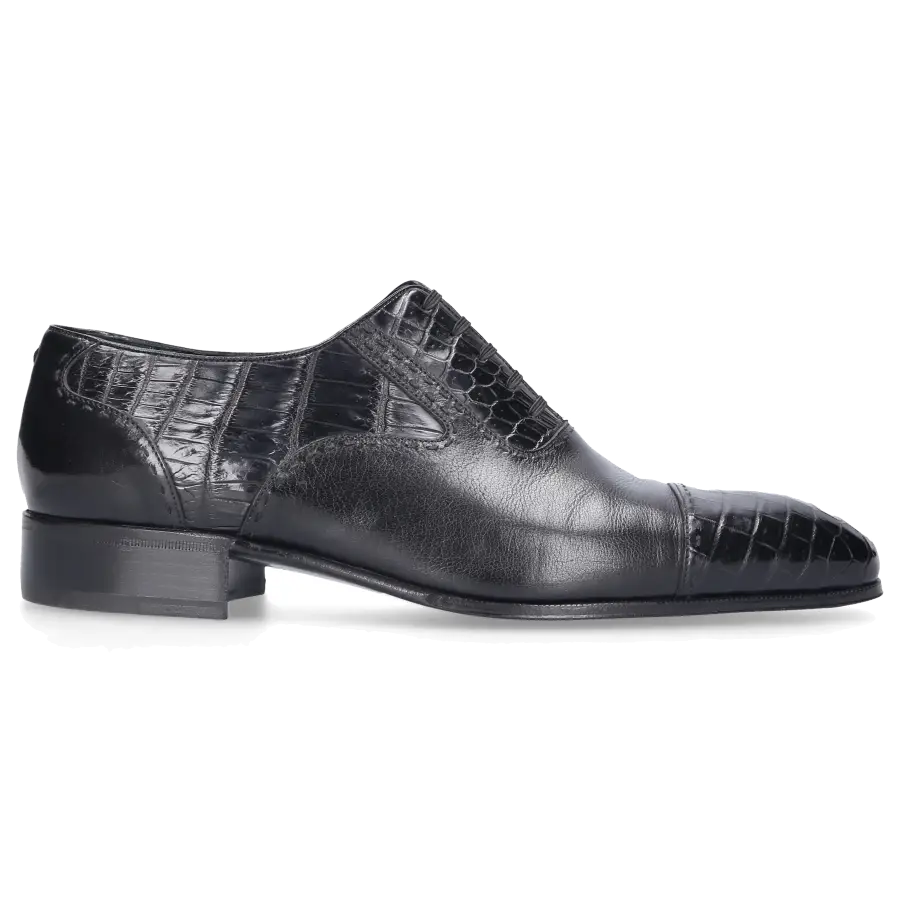 Artioli - Businessschuhe CAPITOL Alligatorleder - schwarz