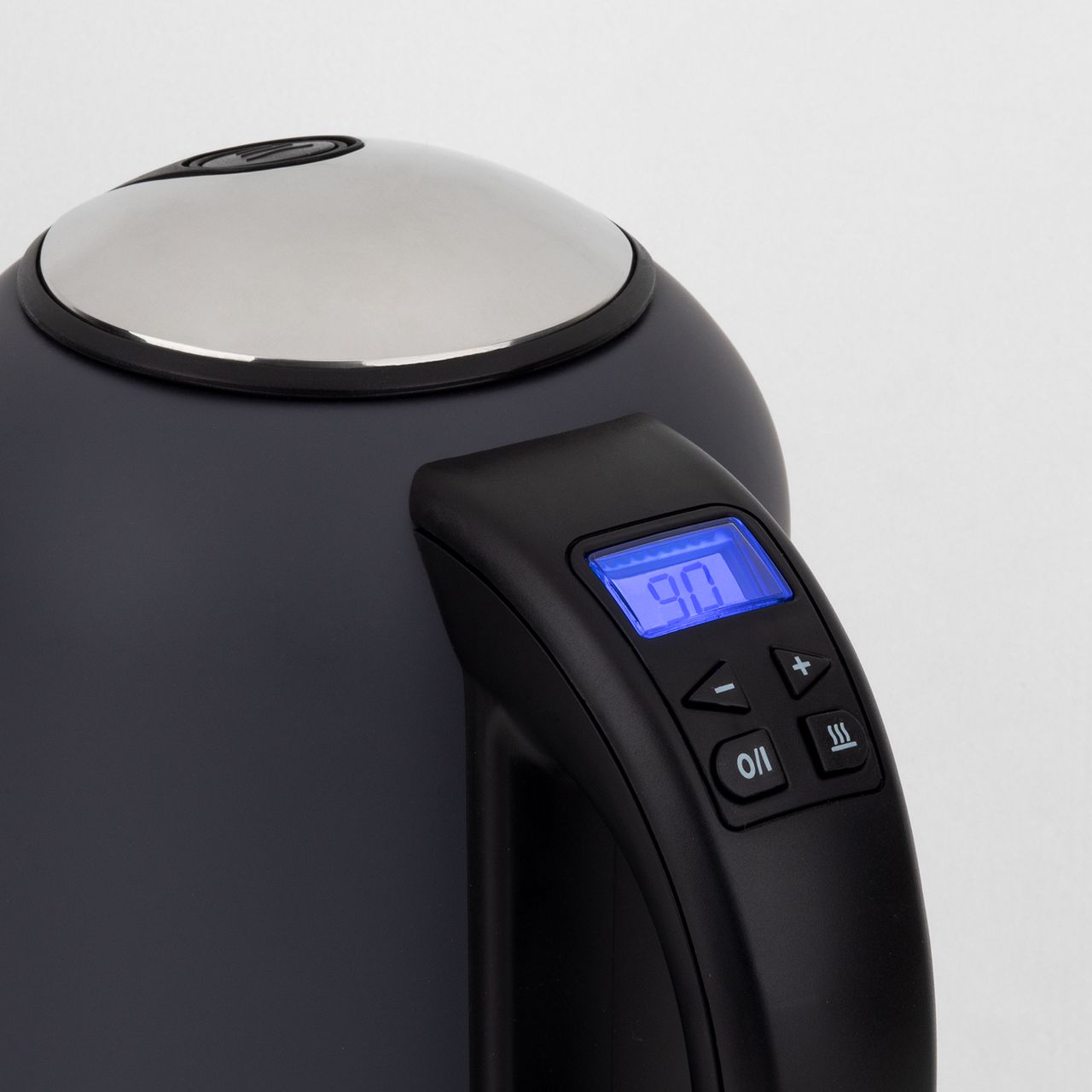 H.Koenig BOE52 - Wasserkocher mit einstellbarer Temperatur/ 1,7l/ 40-100°C/ 2200W / Schwarz