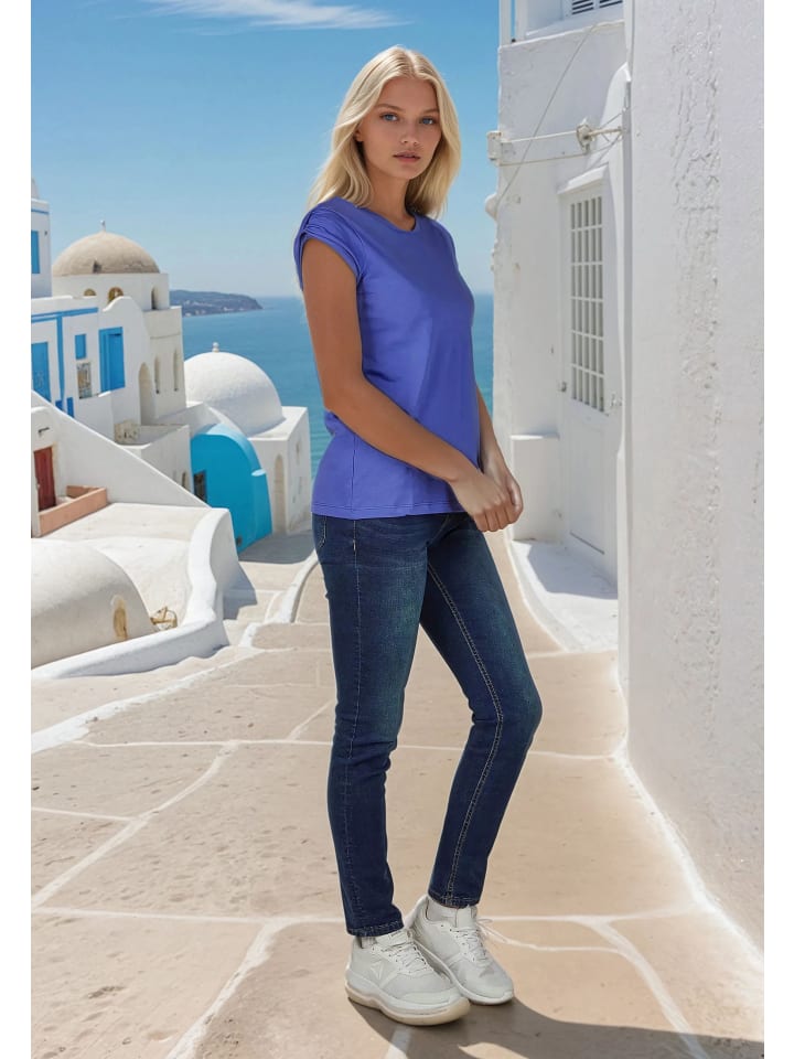 Salzhaut Shirt BIIKE in Indigo günstig kaufen