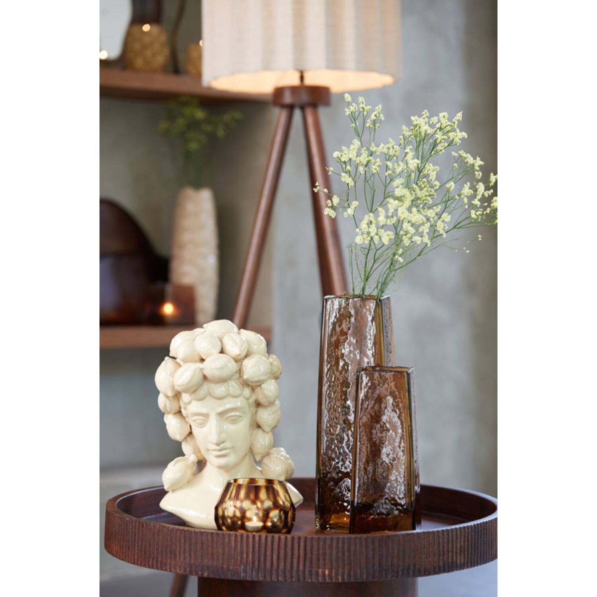 Trendhopper Vase Iduna Dunkelbraun 25 cm