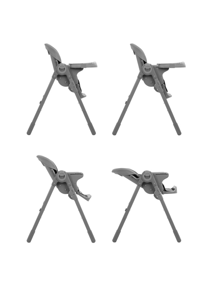 Kikkaboo Kinderhochstuhl Comfy klappbar in grau günstig kaufen onesize