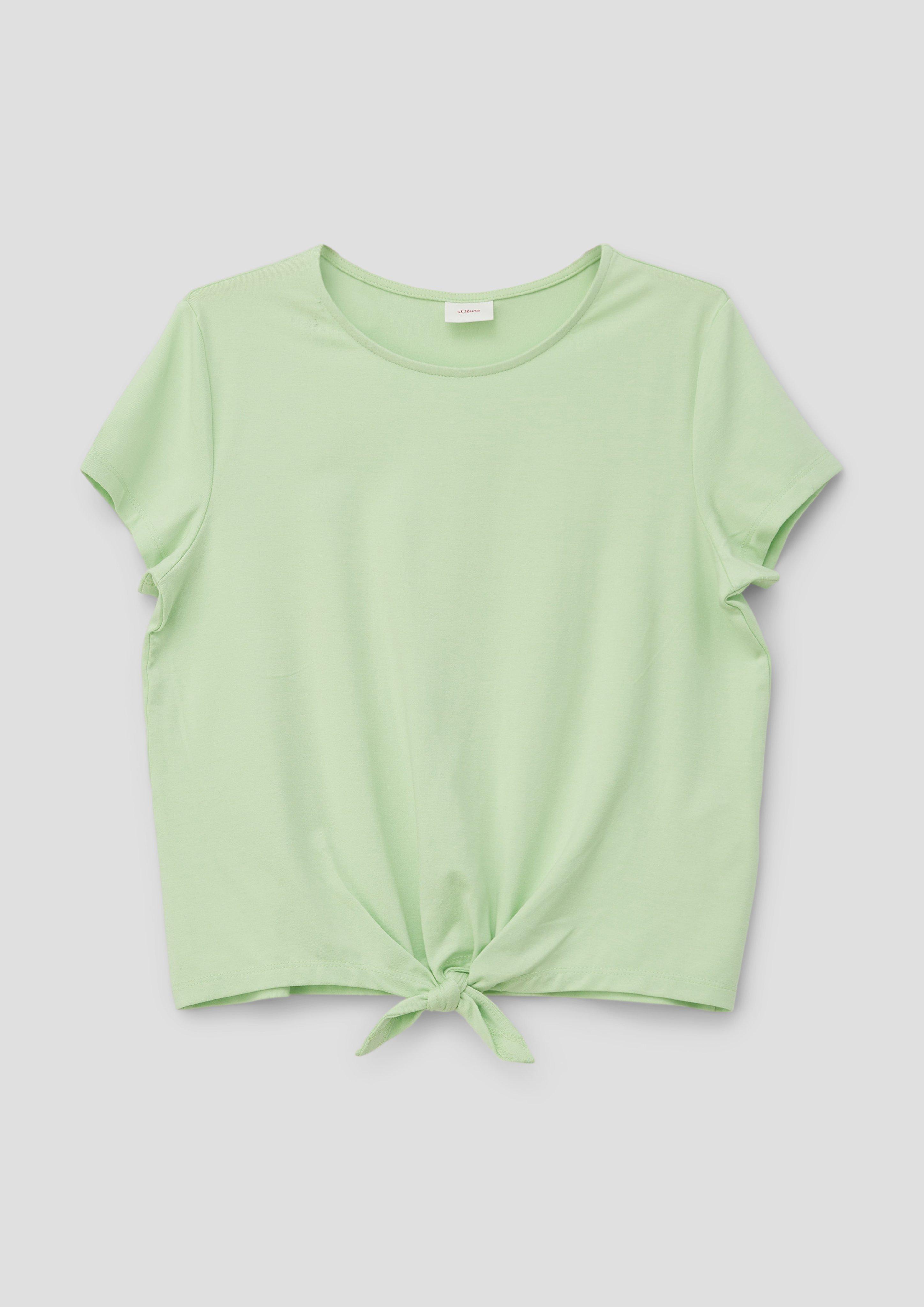 T-Shirt mit Knotendetail  2142424-7250