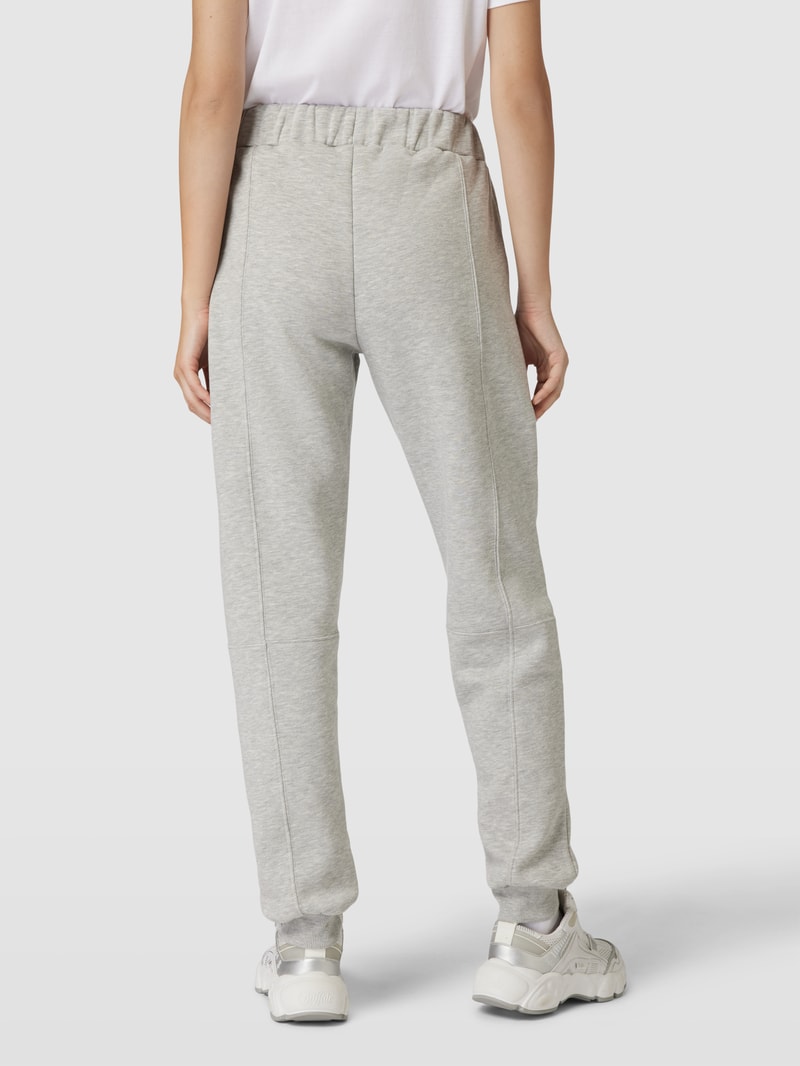 Sweatpants mit Label-Stitching Modell 'RAFINE' in hellgrau