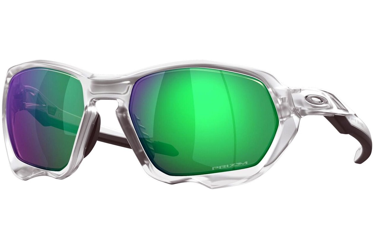 Oakley Plazma Matte Clear/Prizm Road Jade