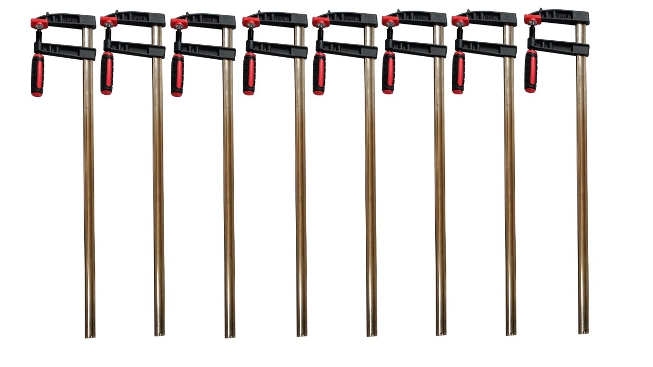 Vago-Tools 8x Profi Schraubzwinge 300x120 Zwinge Leimzwinge Klemmzwinge Temperguß