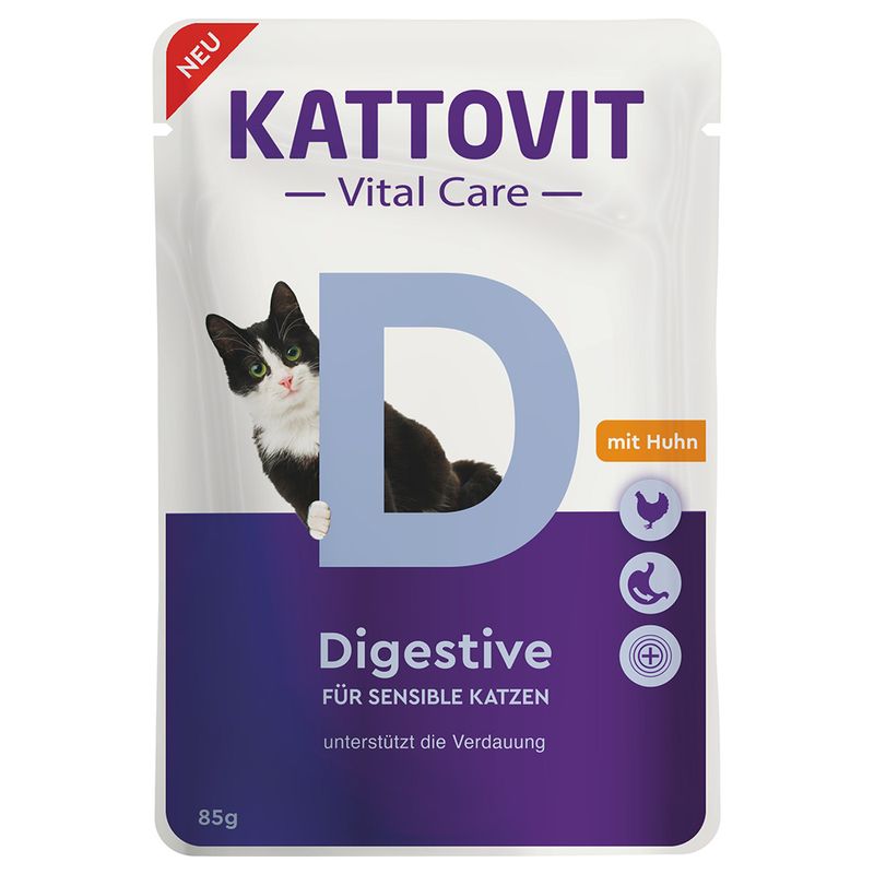 Kattovit Vital Care Digestive Pouches mit Huhn