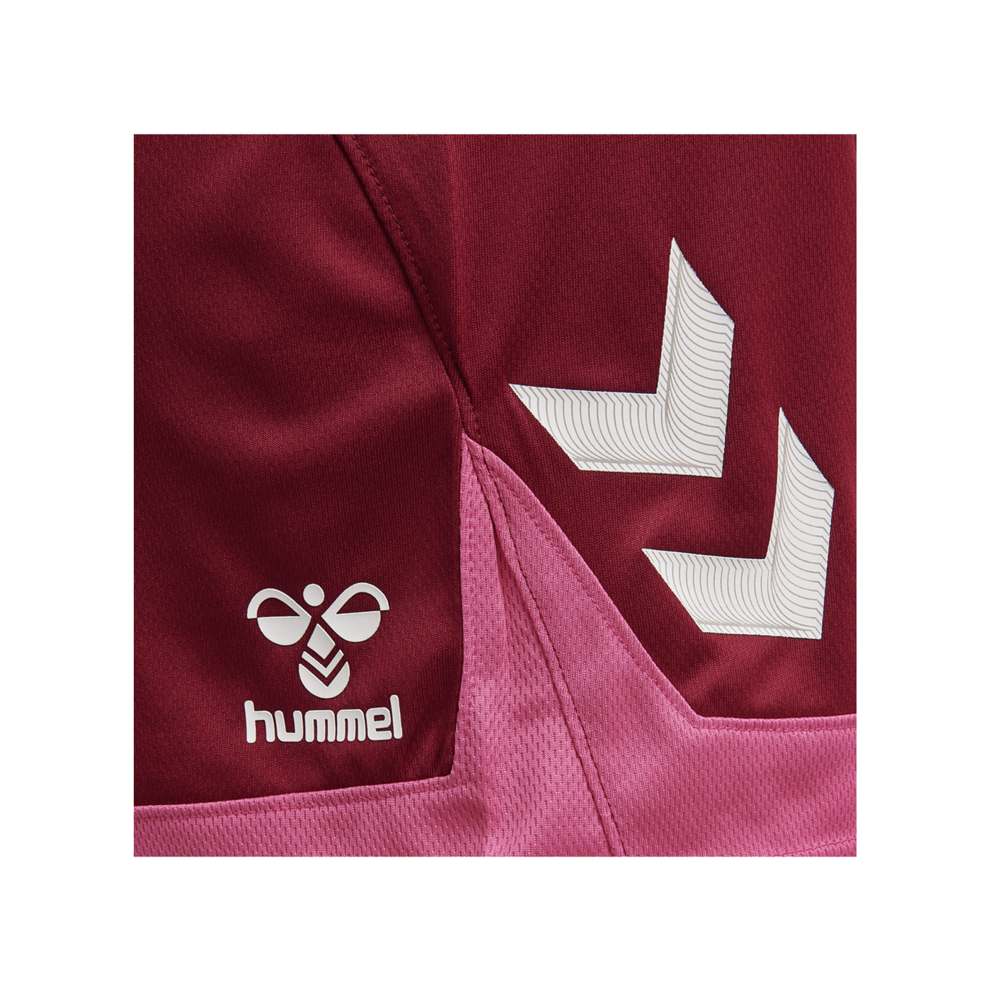 Hummel Lead Poly Shorts Damen Rot F3584