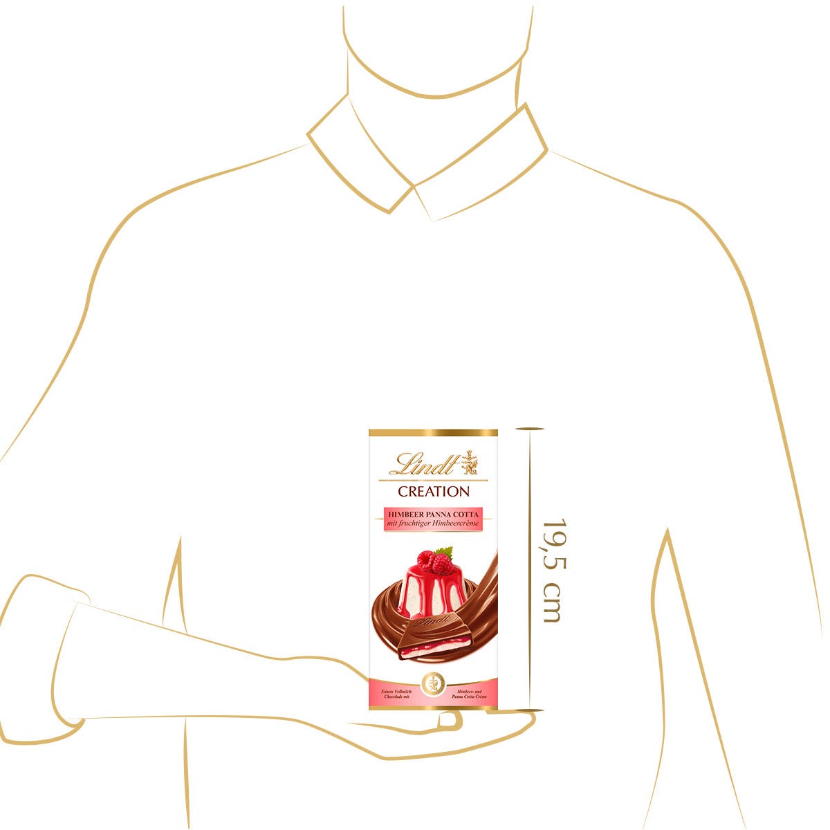 CREATION Himbeer Panna Cotta, 150g