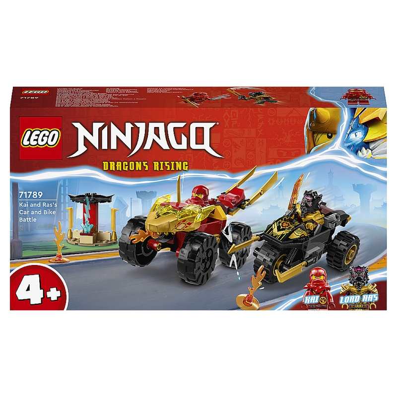 71789 Le combat en voiture et en moto de Kai et Ras, LEGO Ninjago