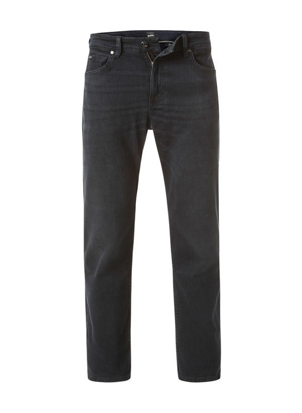 BOSS Black, Jeans, Regular Fit, Baumwolle T400®, schwarz