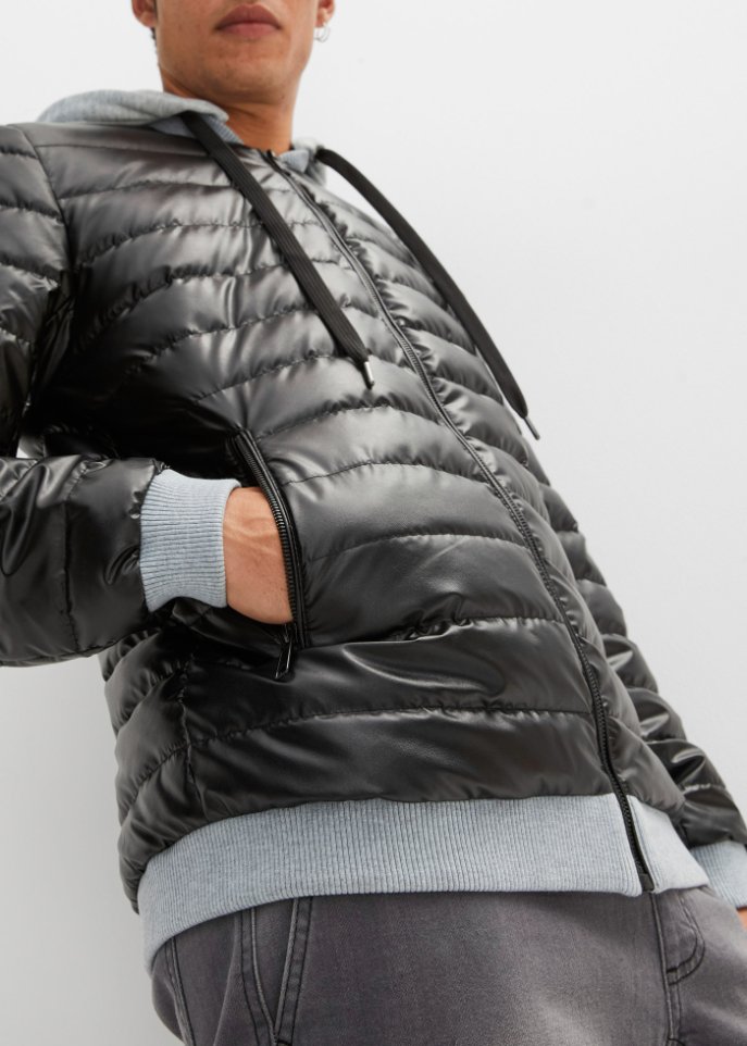 Steppjacke mit Kapuze