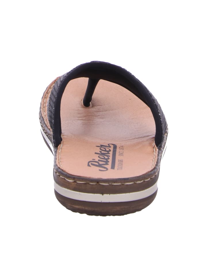 rieker Pantolette in schwarz günstig kaufen