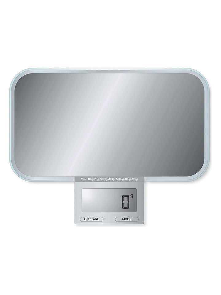 Pebbly Digitale Feinwaage in Silber - (L)23 x (B)13 x (H)2 cm günstig kaufen onesize