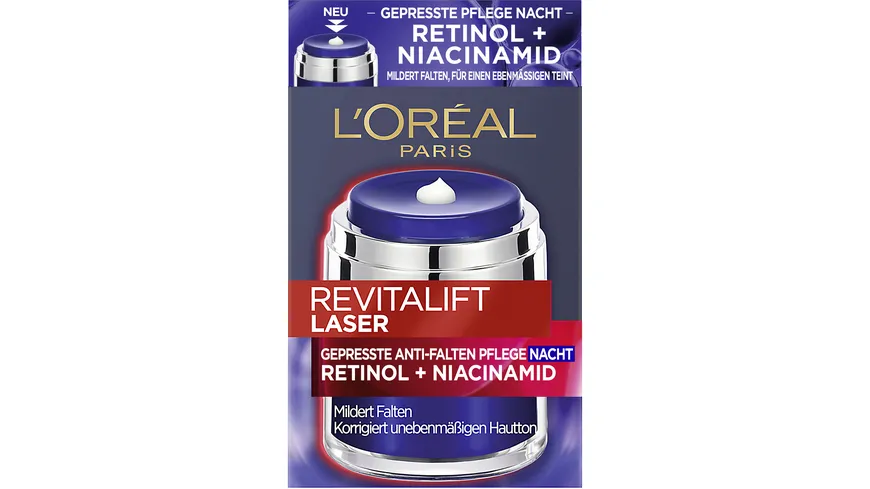 L'Oréal Revitalift Laser Anti-Falten Nachtcreme 50 ml
