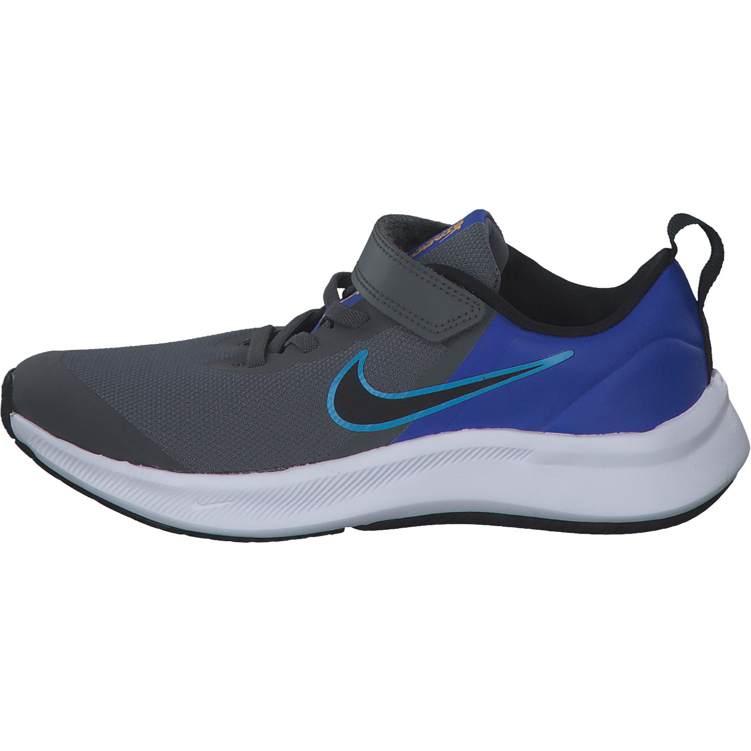 Nike Star Runner 3 DA2777 M, Sneakers Low, Kinder, iron grey/black-blue lighting