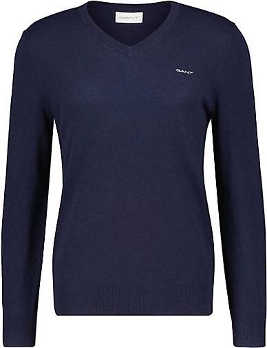 GANT Herren Strickpullover mit Schurwolle EXTRAFINE