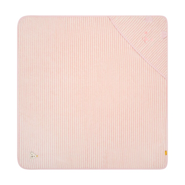 Badetuch mit Kapuze, rosa