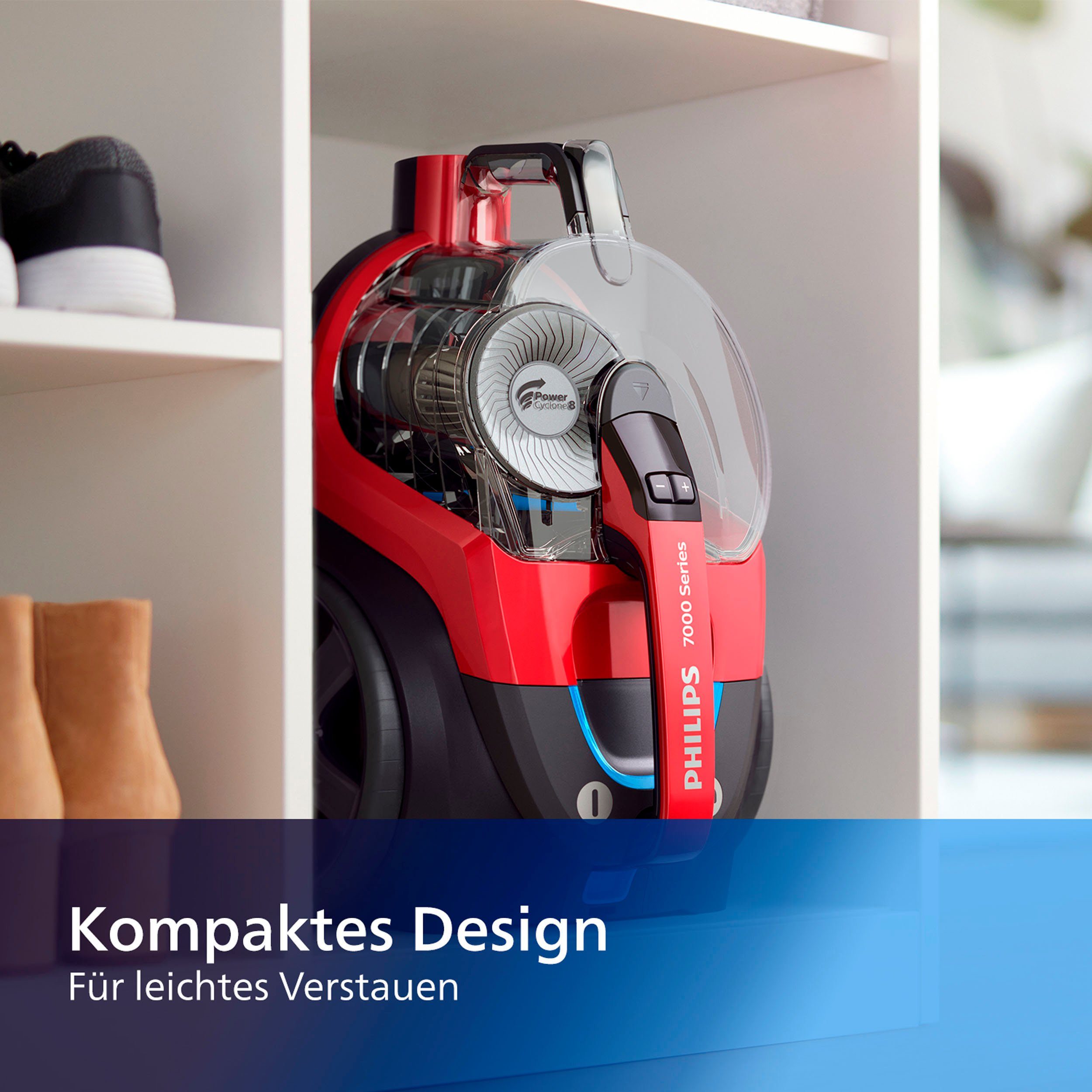 Philips Bodenstaubsauger FC9729/09, 900 W, beutellos