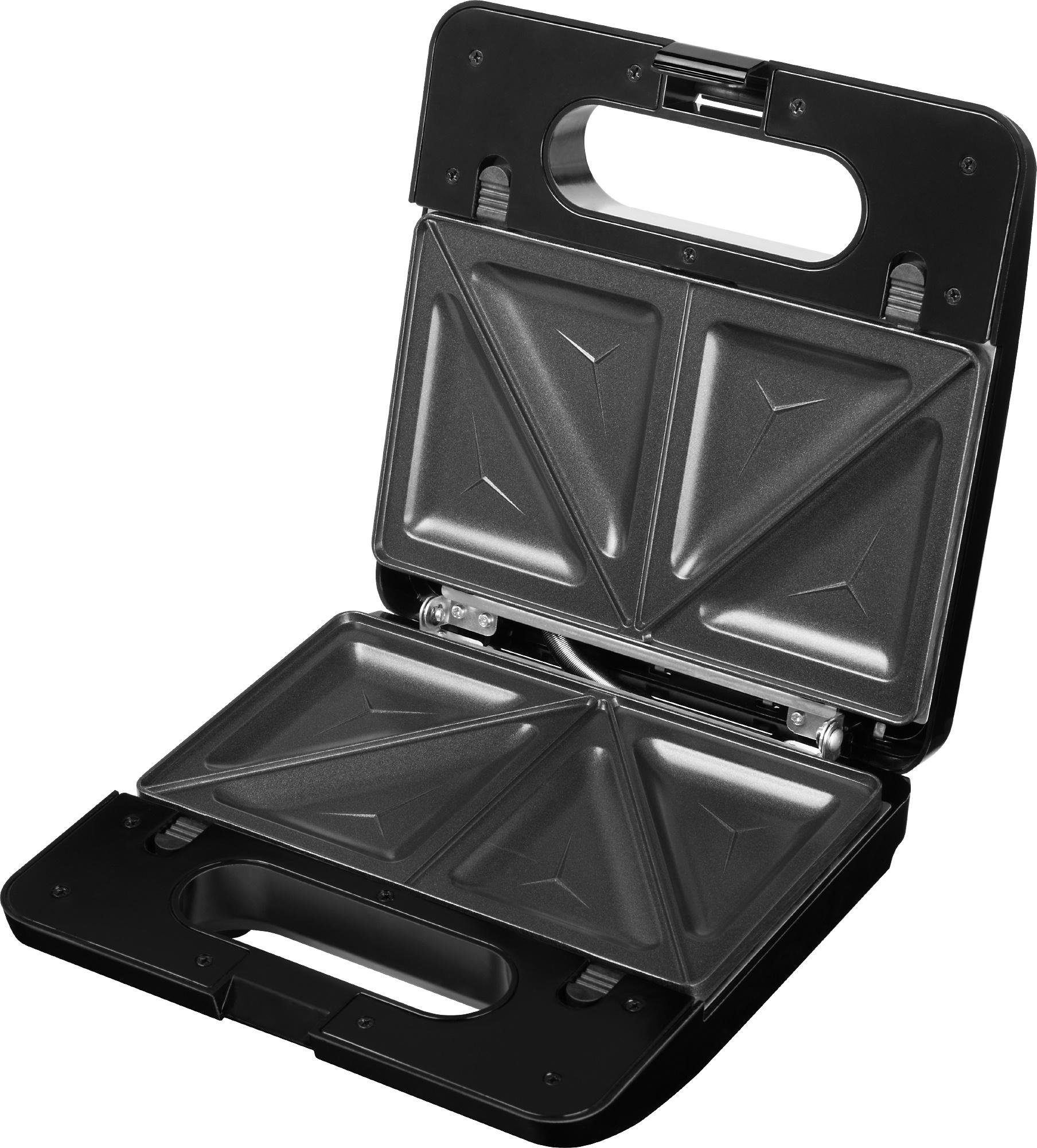 ECG Sandwichmaker S 3173 3in1 Triangle, 750 W, 3 Sätze austauschbarer Platten