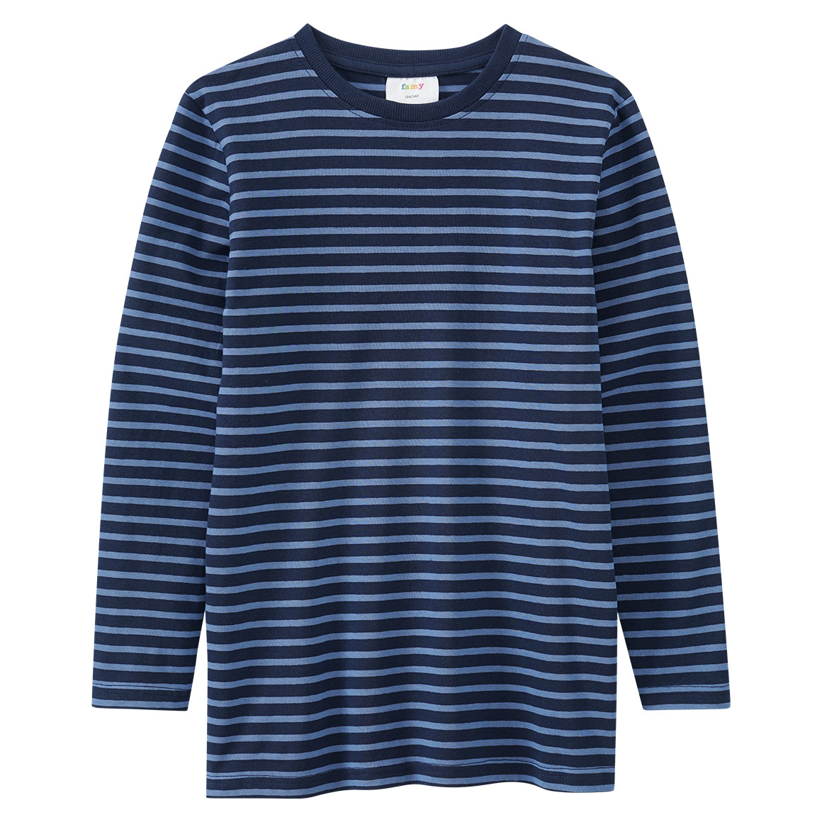 2 Jungen Langarmshirts im Basic-Look