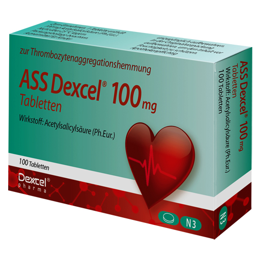ASS Dexcel 100 mg Tabletten  100 St  Tabletten