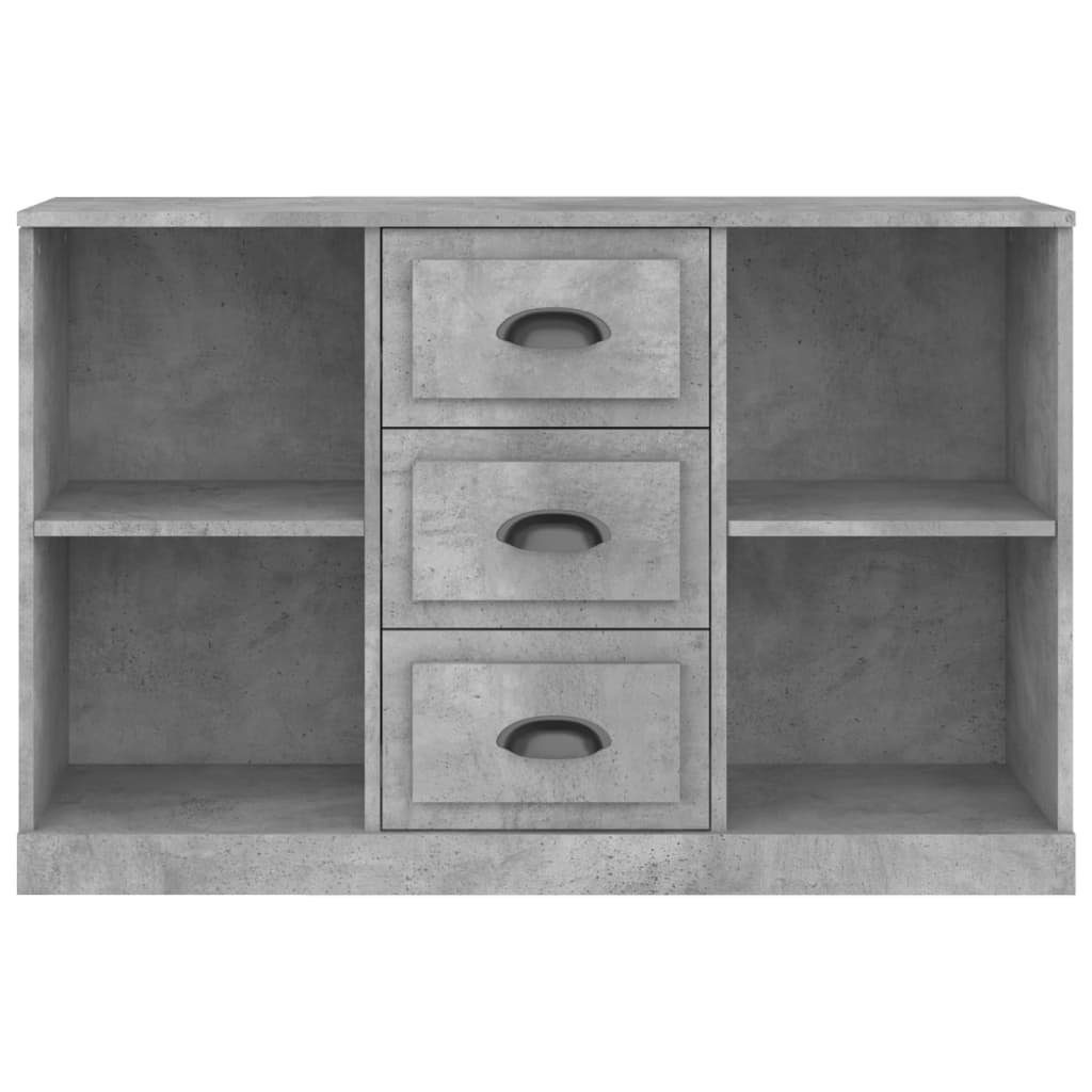 vidaXL Sideboard Sideboard Betongrau 104,5x35,5x67,5 cm Holzwerkstoff (1 St)
