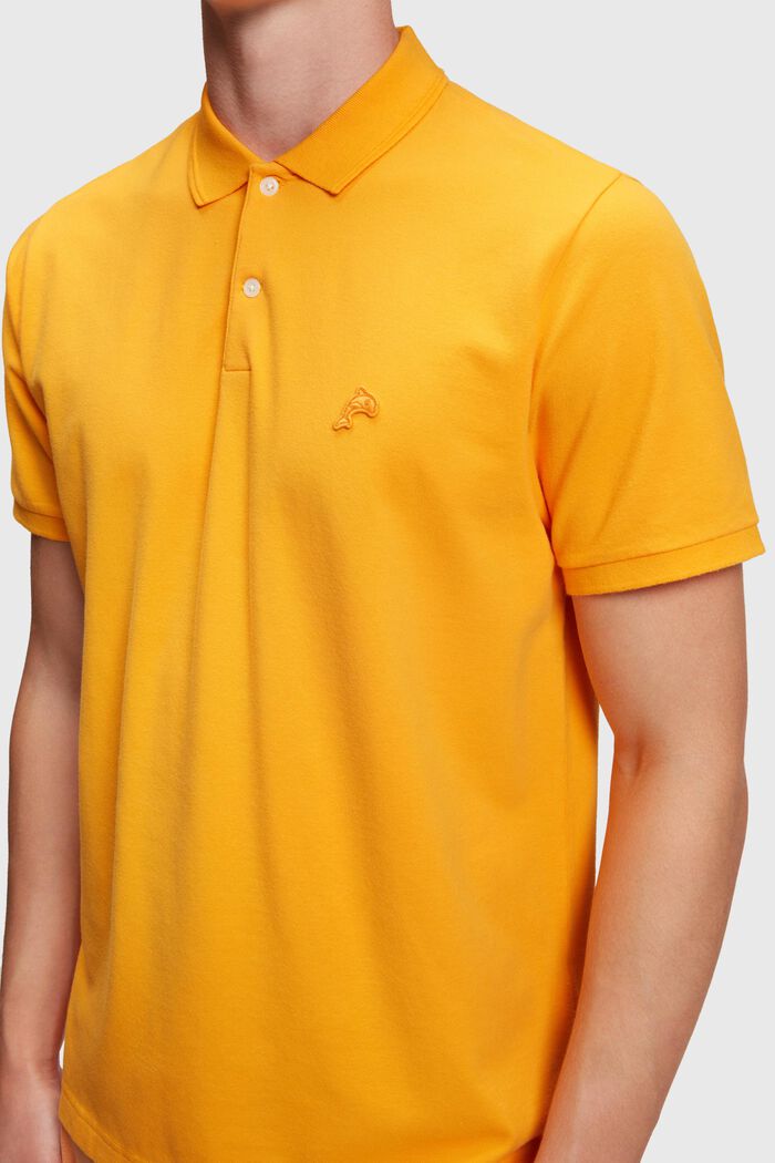 Klassisches Tennis-Poloshirt mit Dolphin-Batch