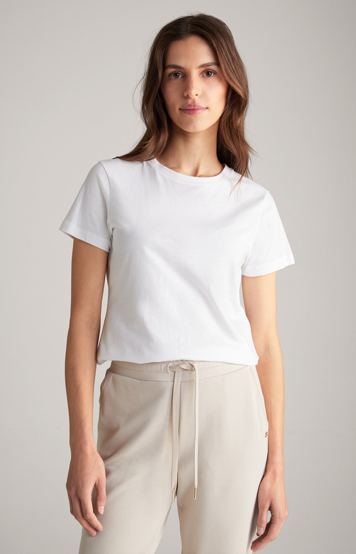 Baumwoll-T-Shirt in Weiß