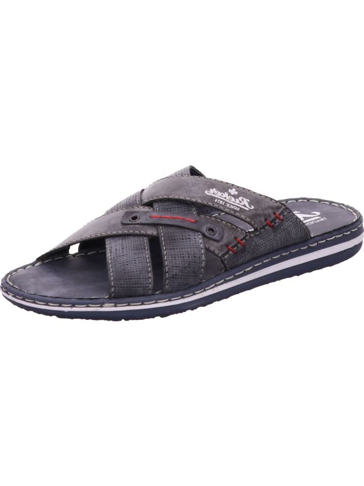 rieker Pantolette in ozean/asphalt günstig kaufen