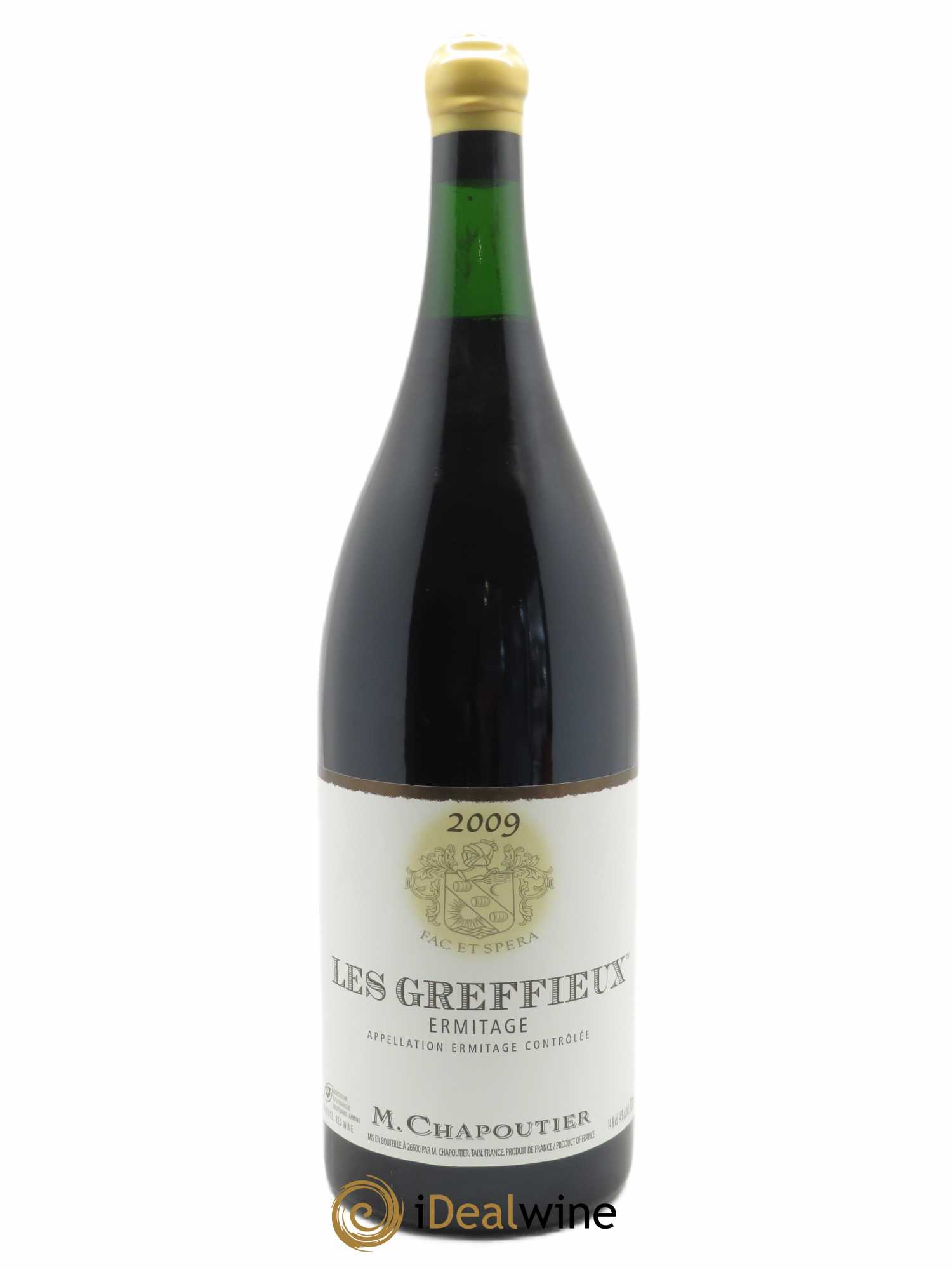Hermitage Ermitage Les Greffieux Chapoutier  2009 - Lot de 1 Double-magnum