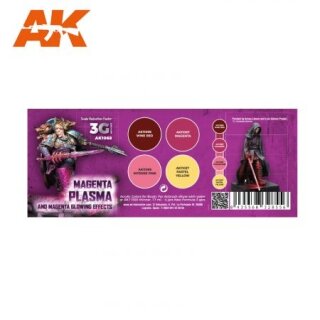 Wargame Color Set: Magenta Plasma and Glowing Effects