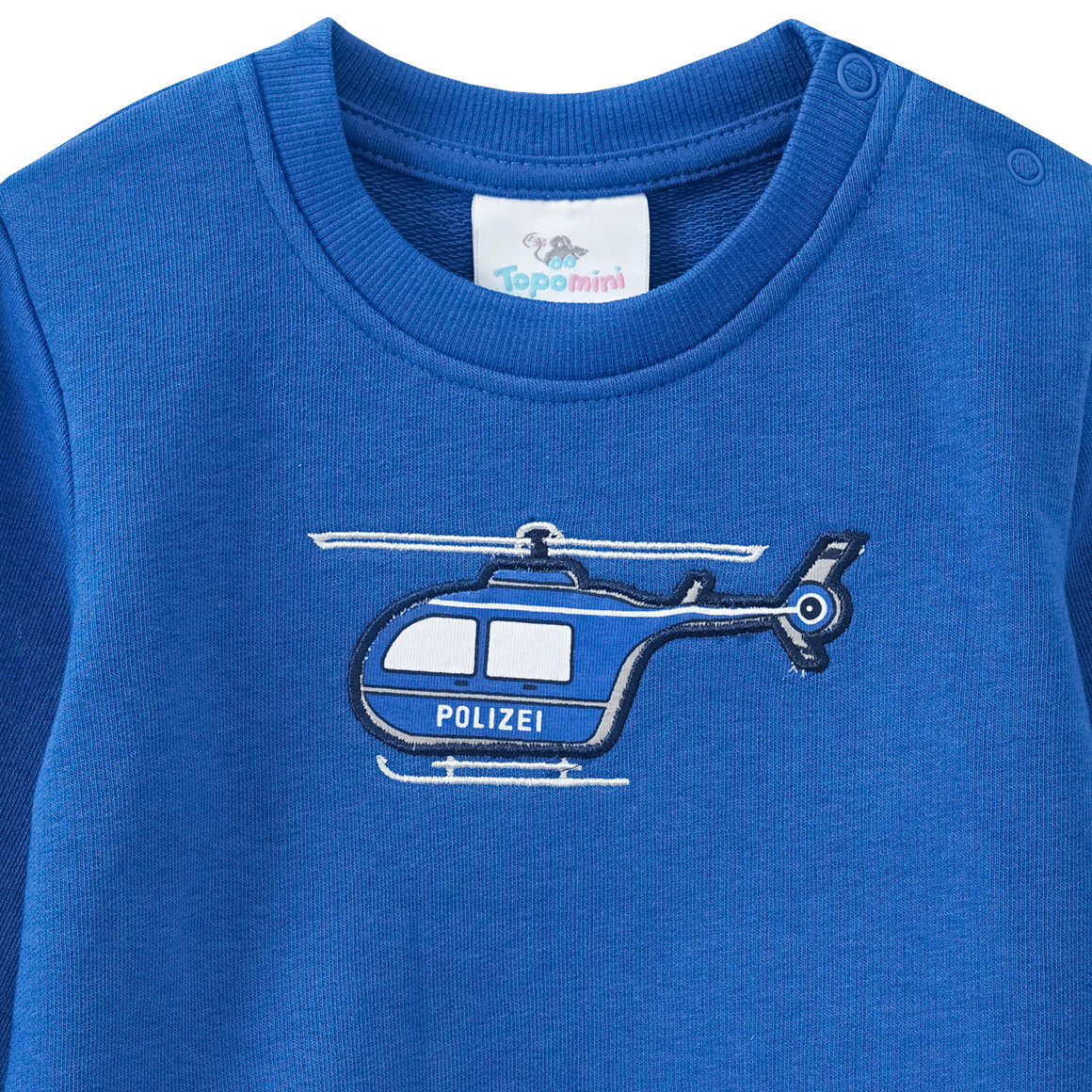 Baby Sweatshirt mit Hubschrauber-Motiv