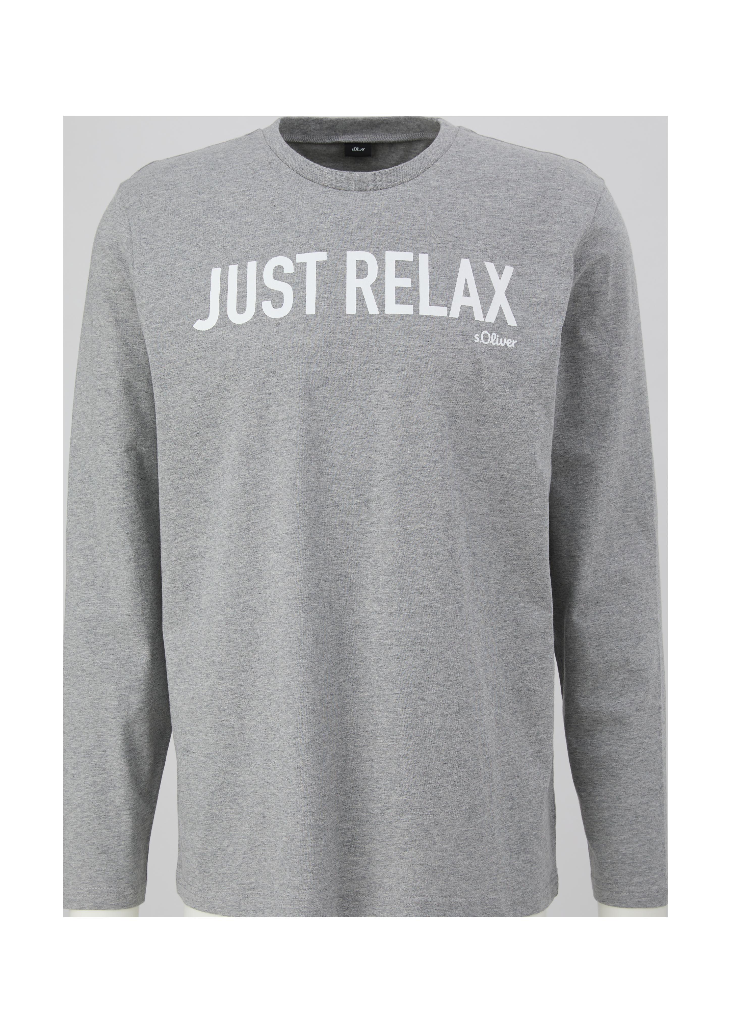 Pyjama-Shirt mit Schriftprint  6008389-95W1