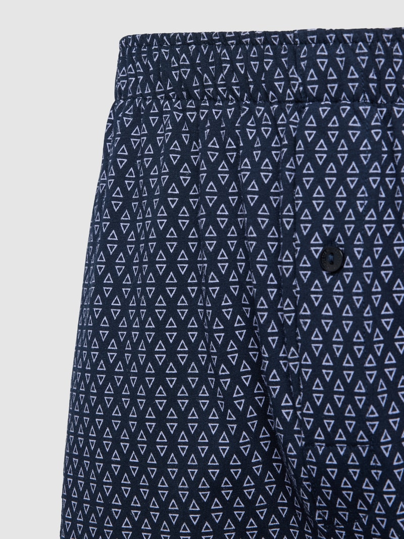 Boxershorts mit Label-Detail im 2er-Pack in marineblau