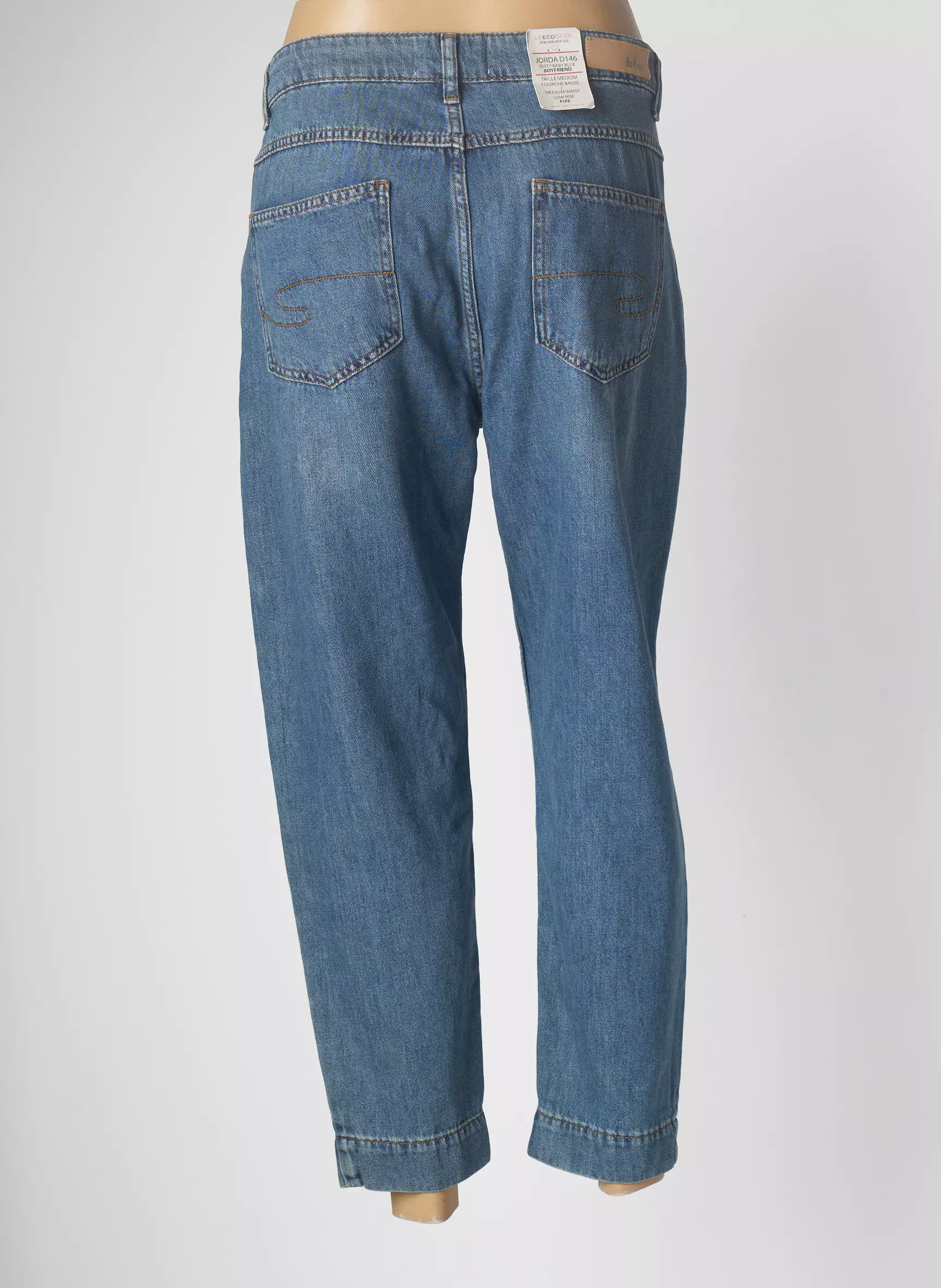 Lee Cooper Jean Mom Homme couleur bleu