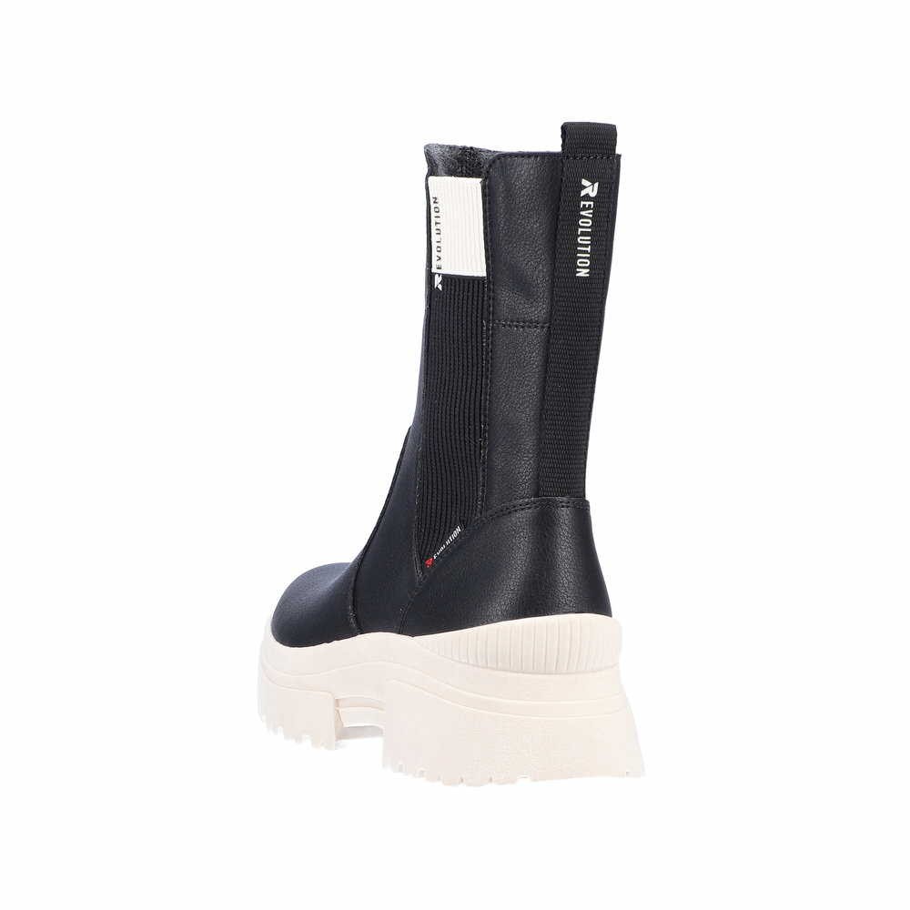 RIEKER Stiefeletten schwarz