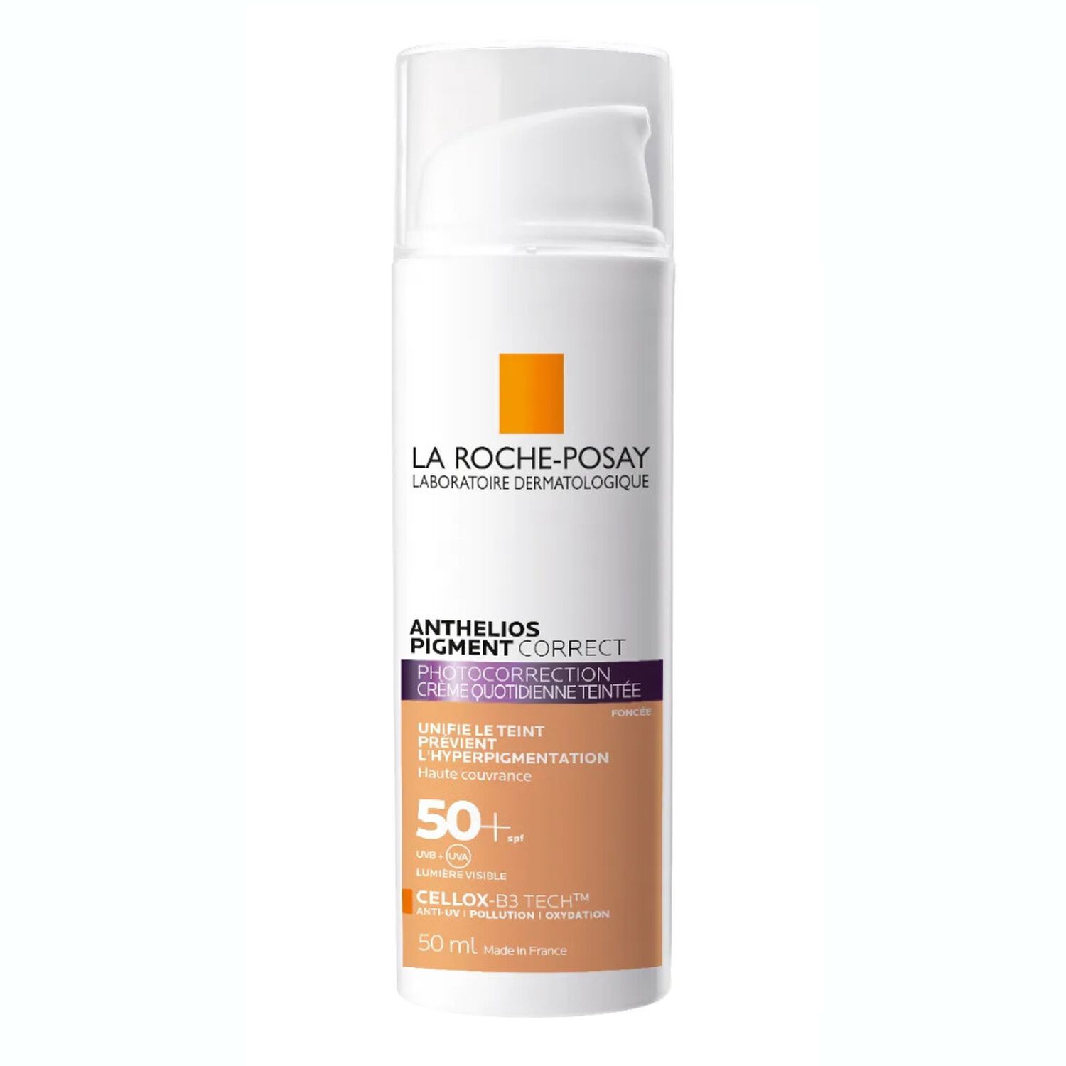 la roche-posay Anthelios Pigment Correct SPF50+ Photocorrection Teinté 50 ml