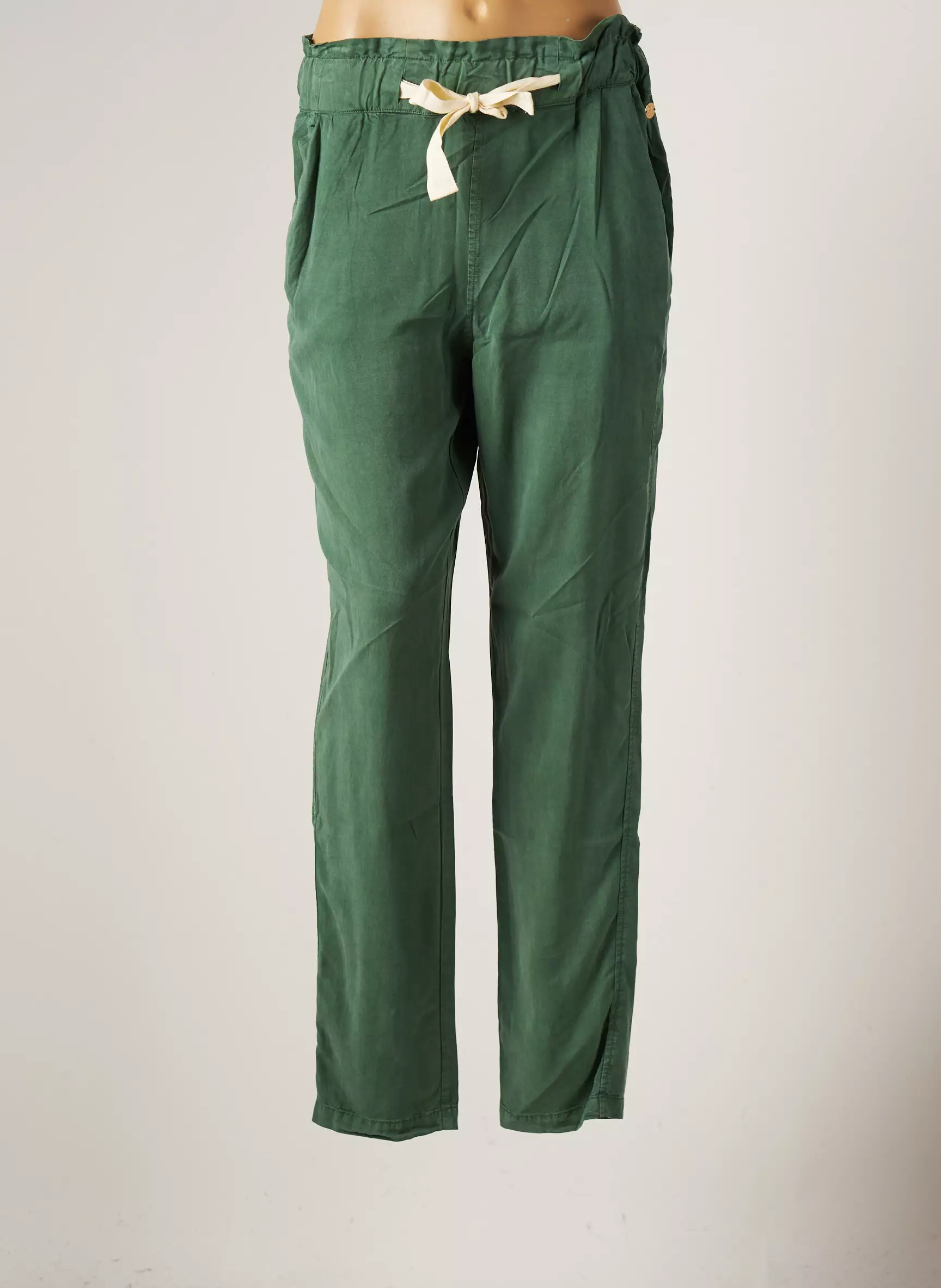 Lola Espeleta Pantalons Droits Femme couleur vert