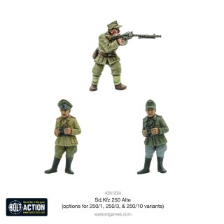 Sd.Kfz 250 (Alte) Half-Track (Options to make 250/1, 250/3 or 250/10 Variants)
