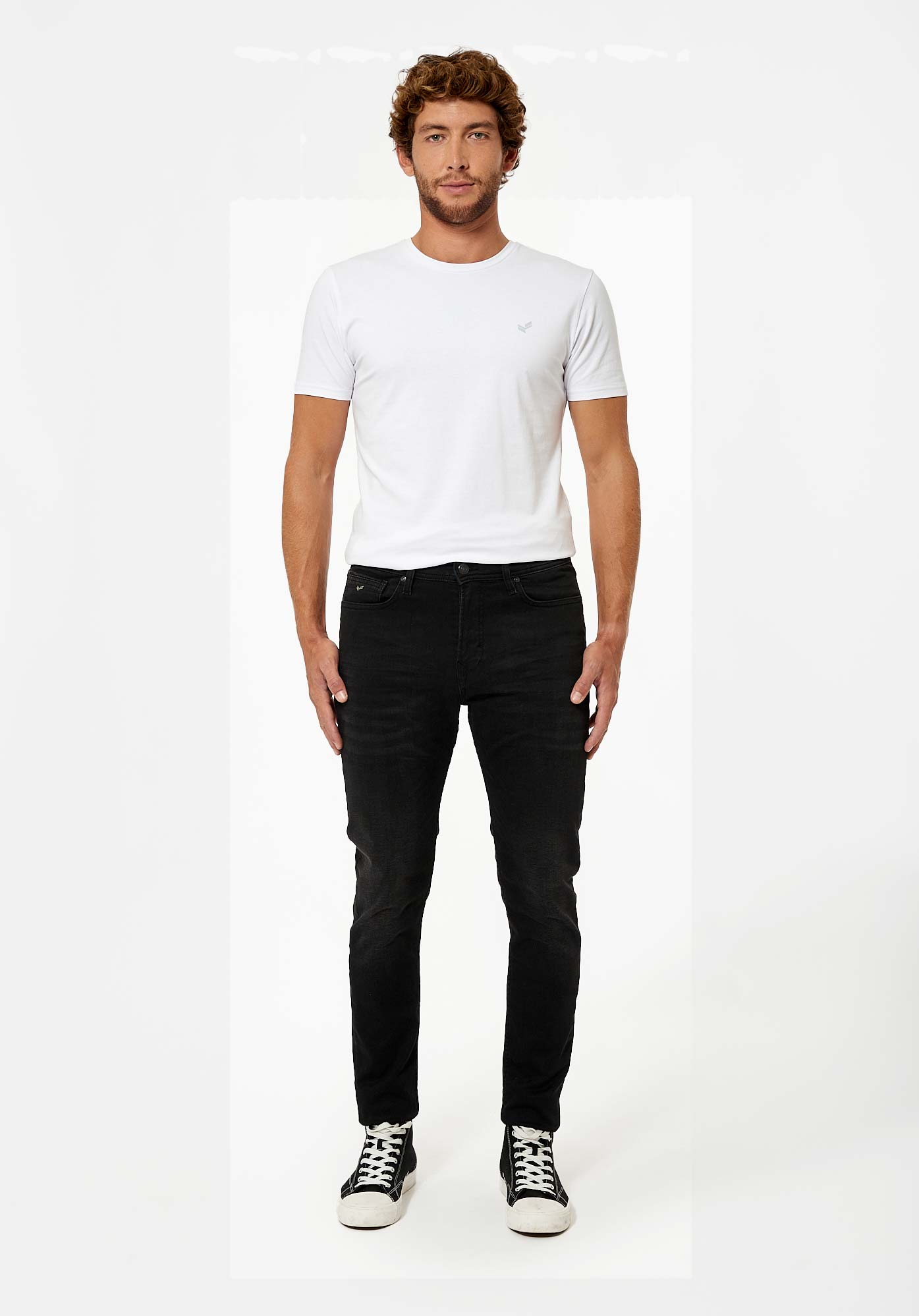 DAXKO  Jean slim noir Homme