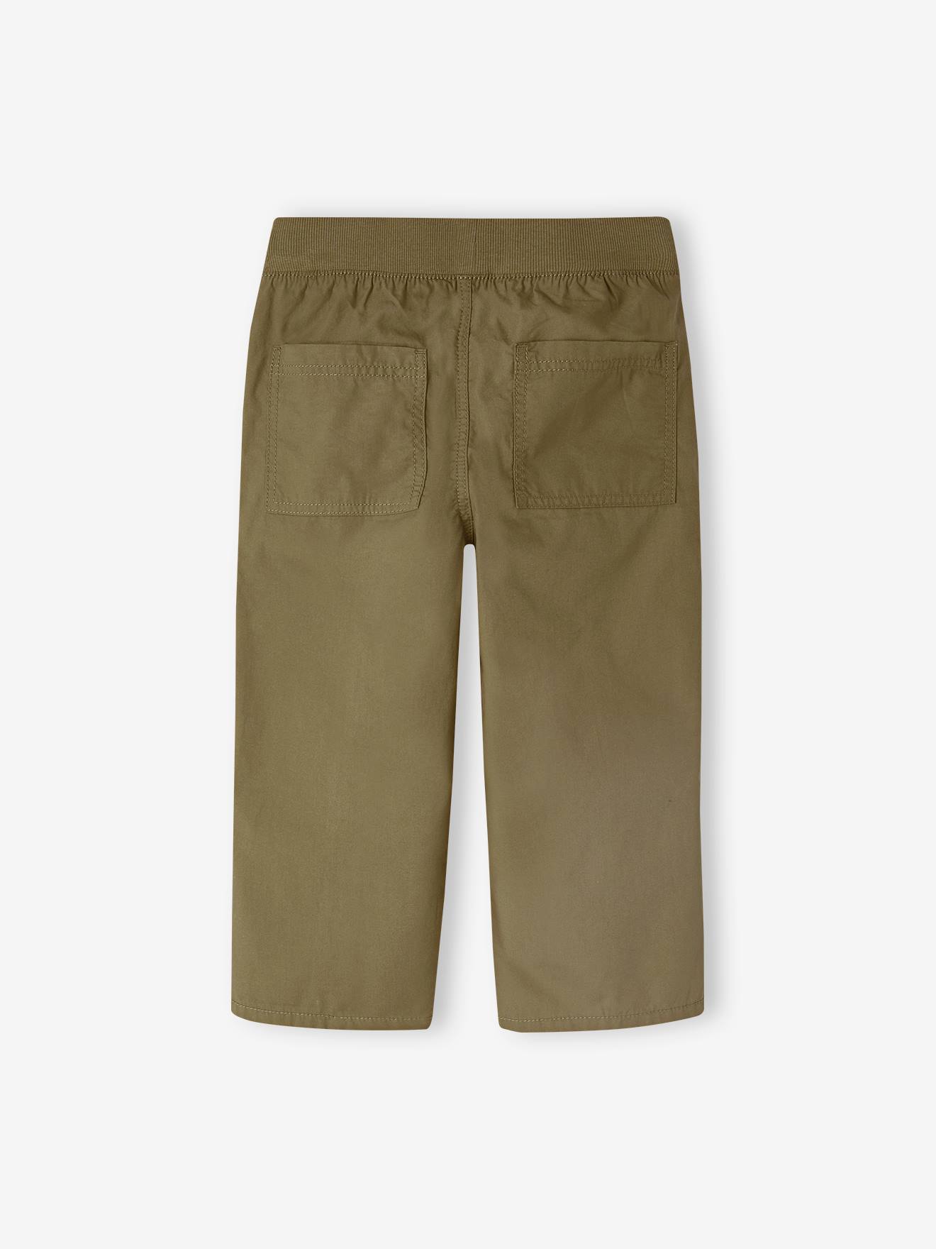 Vertbaudet Jungen 3/4-Shorts mit verstellbarer Länge - olivgrün