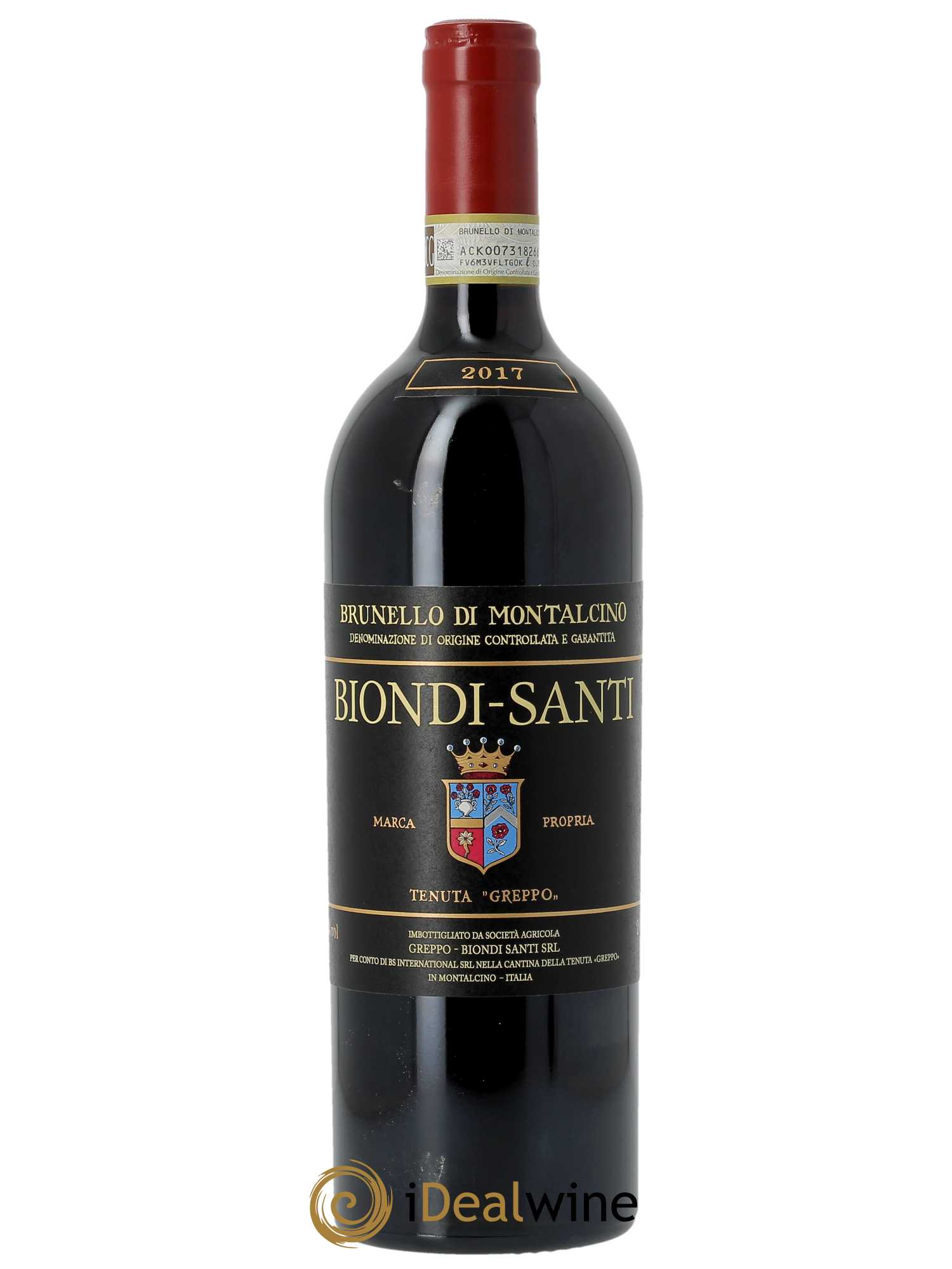 Brunello di Montalcino DOCG Biondi-Santi Tenuta Greppo  2017 - Lot de 1 Bouteille
