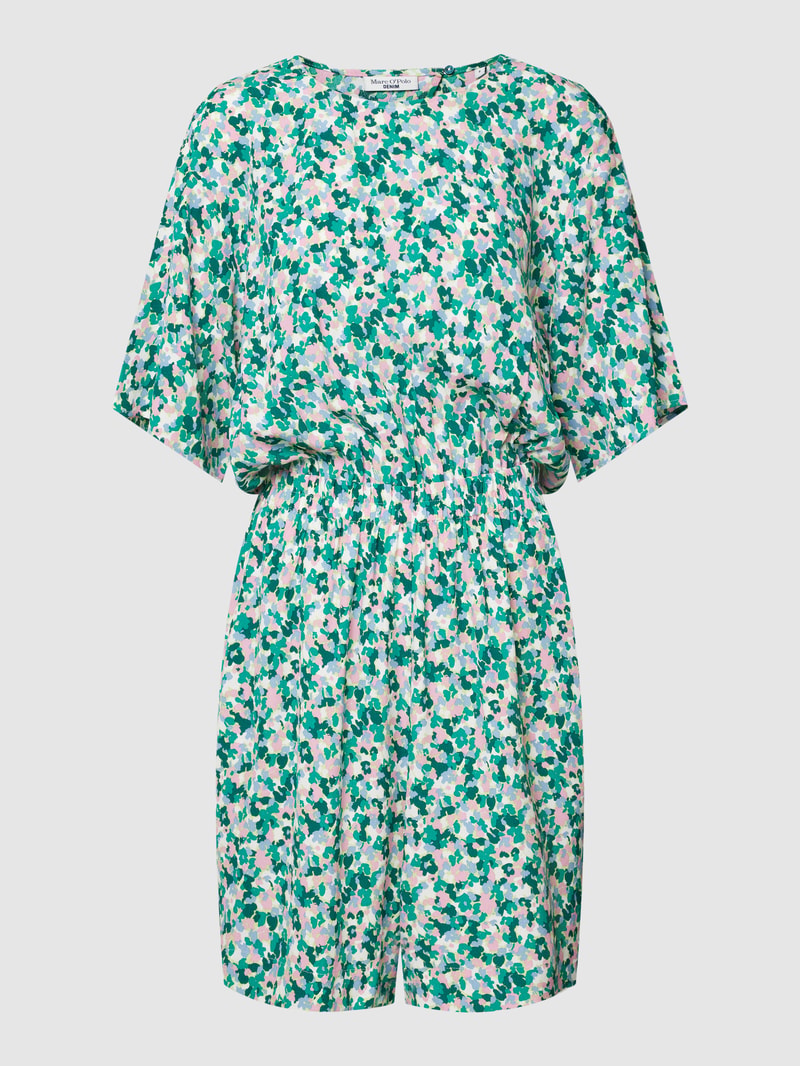 Jumpsuit mit floralem Muster in bottle