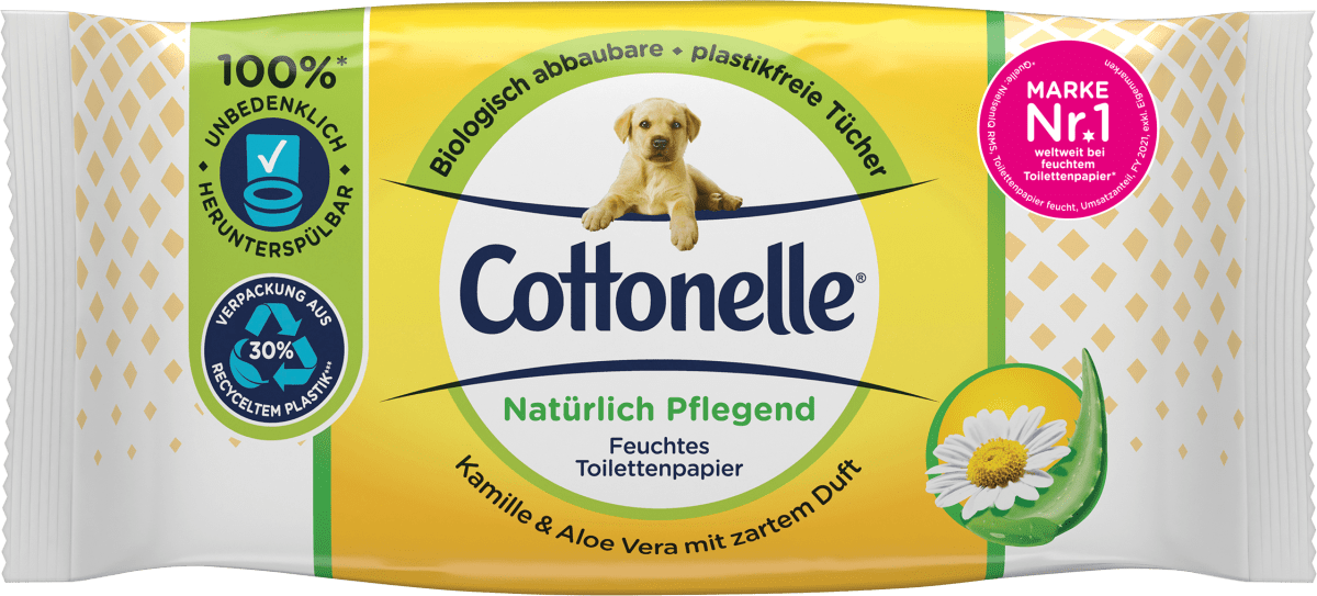 Feuchtes Toilettenpapier Natürlich Pflegend, 42 St
