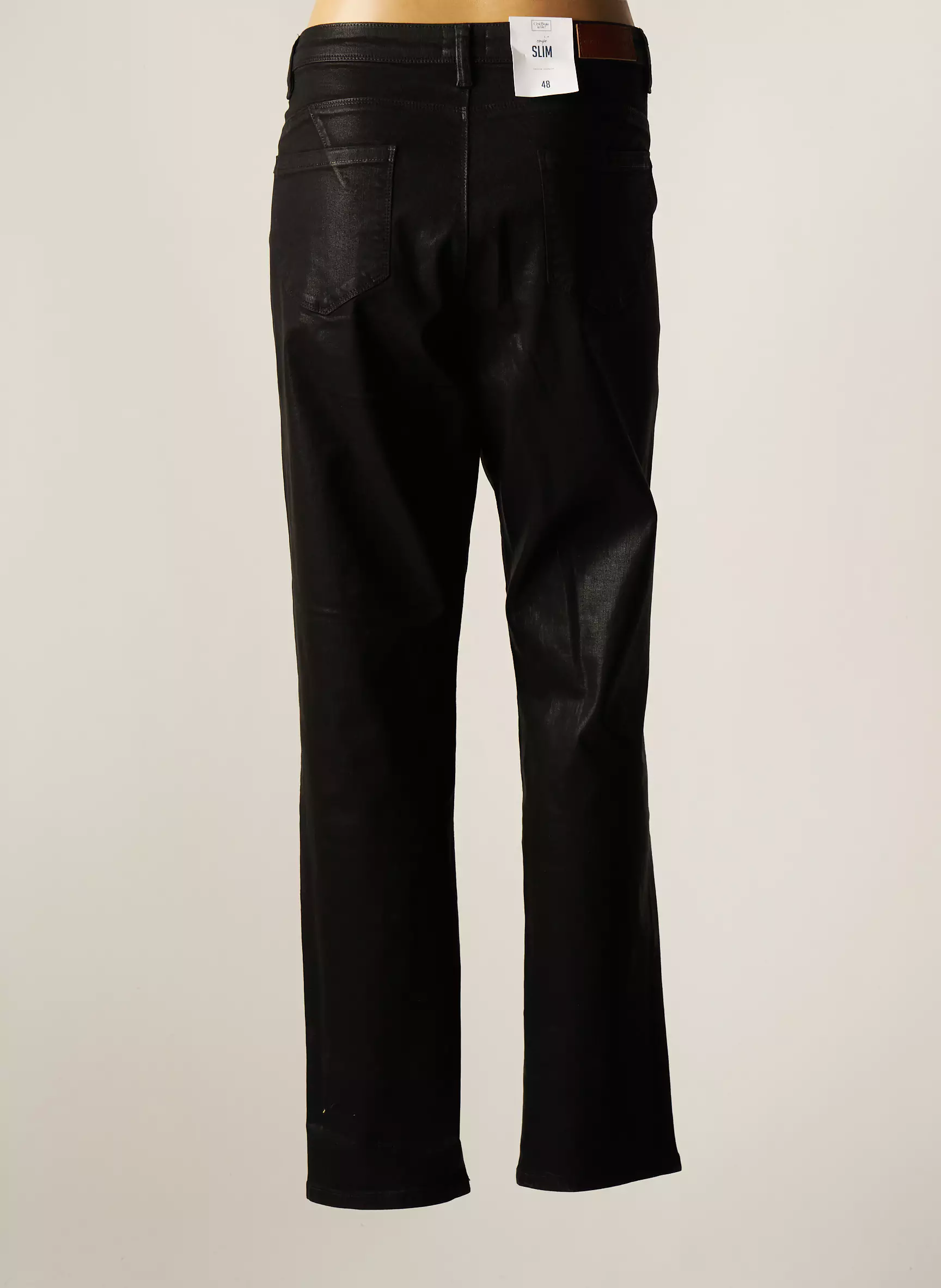 C Est Beau La Vie Pantalons Slim Femme couleur noir