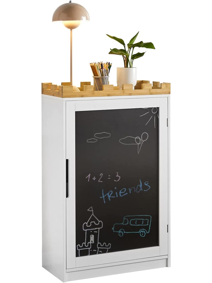SoBuy Kinderregal in Weiß und Natur - (B)63 x (H)100 x (T)30cm günstig kaufen onesize