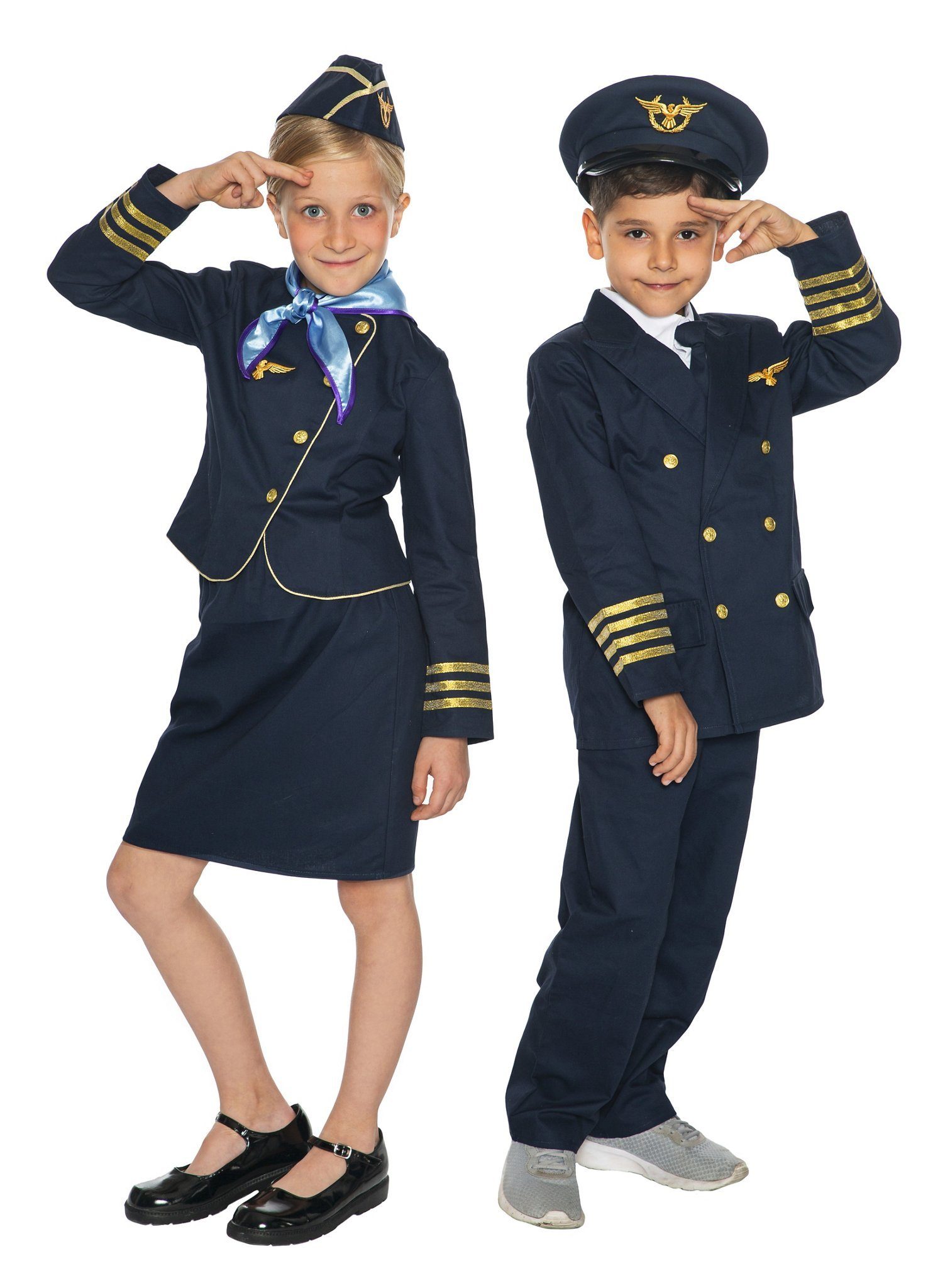 Maskworld Kostüm Pilot Kinderkostüm Deluxe, Zu Höherem berufen: Pilotenkostüm von MASKWORLD