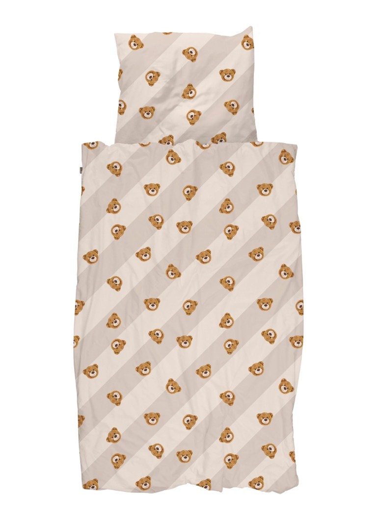 Snurk Teddy duvet cover set made of organic cotton 160 TC - includes pillowcase